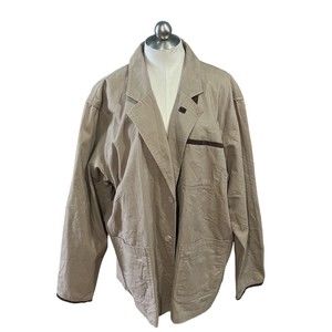 SCANDIA Woods Jacket with Suede Trim and Elbow Patches. Men’s 2XL EUC‎